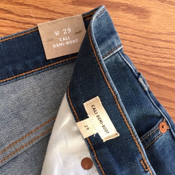 Madewell cali demi boot jeans Womens Size 29 - Picture 6 of 14